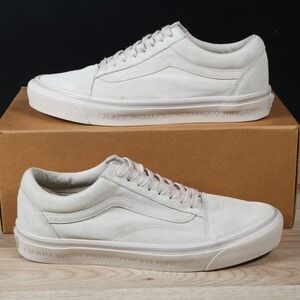Vans x Neighborhood Old Skool 36 Shoes Mens 10 White Suede Athletic Sneakers